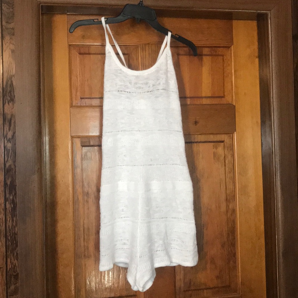 White Sweater Romper